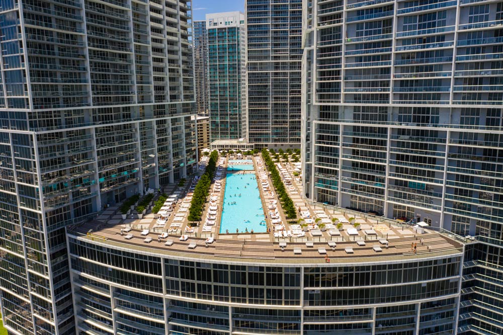 Icon Residences Swimming Pool - Aerial View